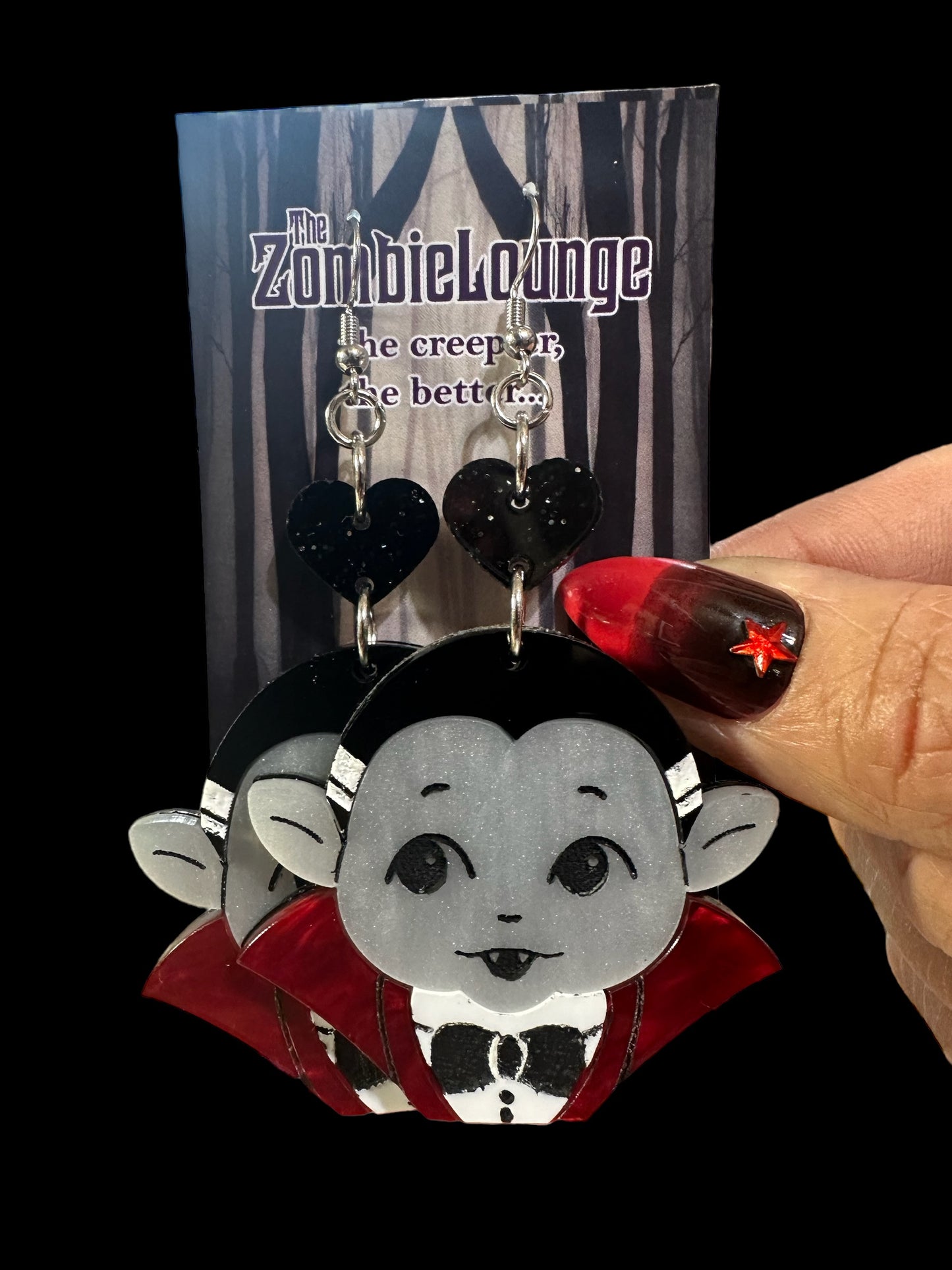 Kewpie Dracula Earrings