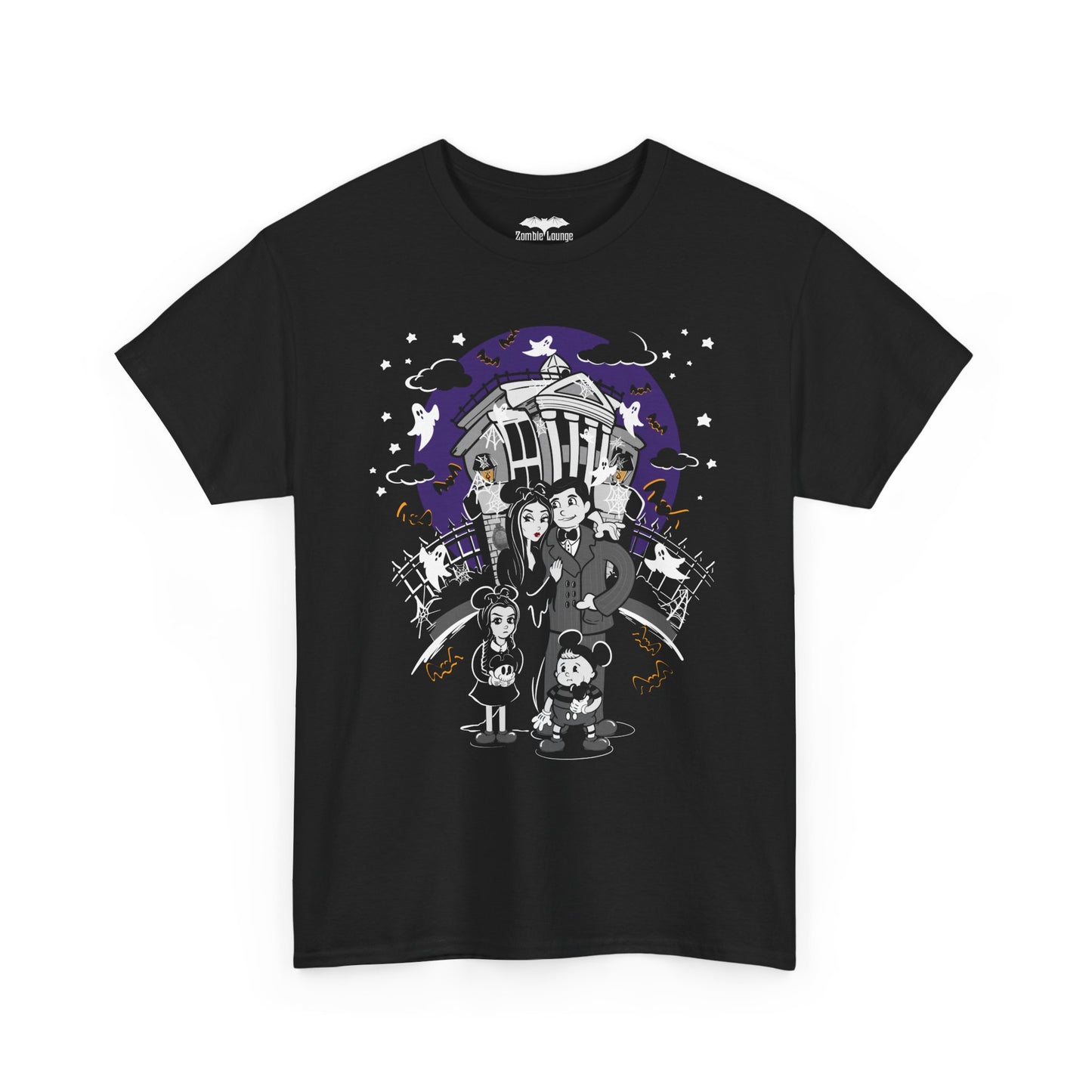 Addams Family at the Spooky Mansion t shirt