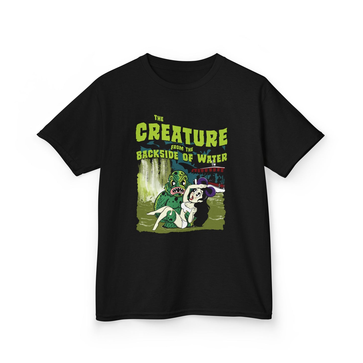 Kids Creature from the Backside of Water Tee - Fun Graphic T-Shirt for Kids