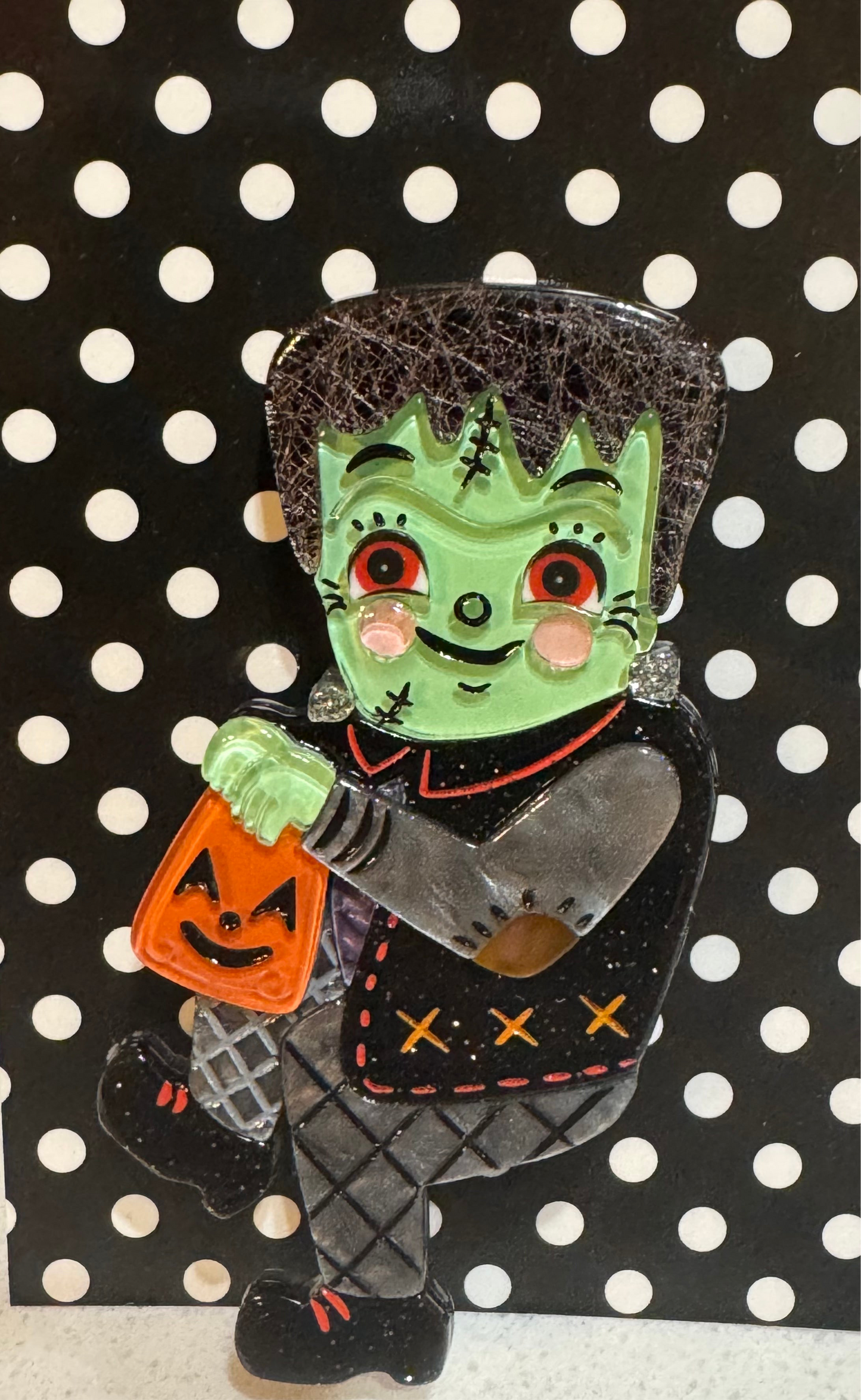 Frankenstomp Brooch