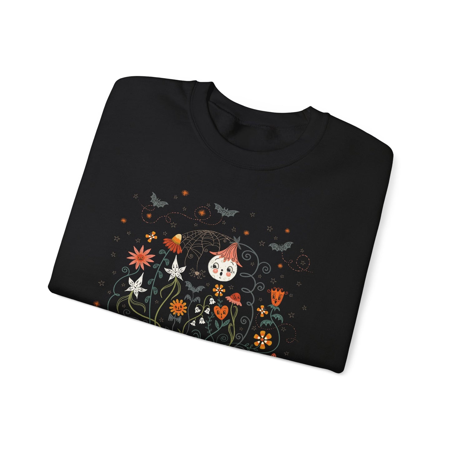 Walk in the spooky garden crewneck
