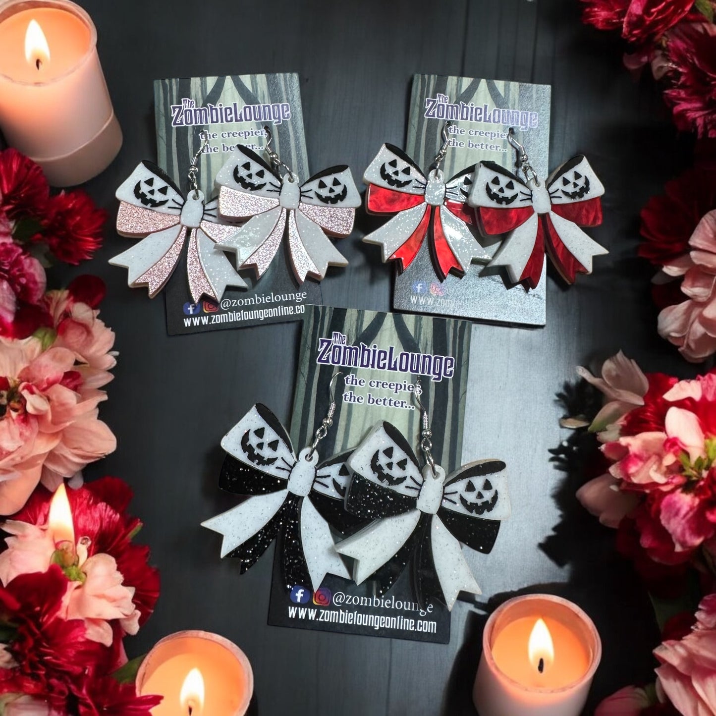 Valloween Bow Earrings