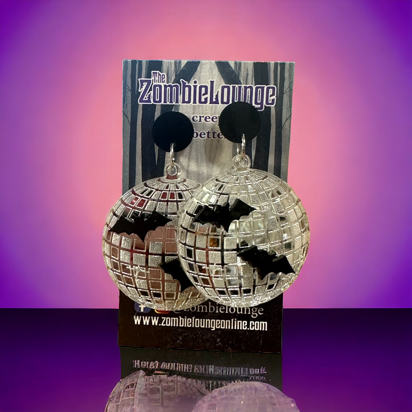 Spooky Disco Ball Earrings