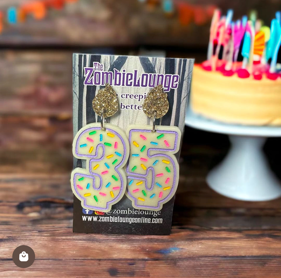 Birthday Candle Earrings