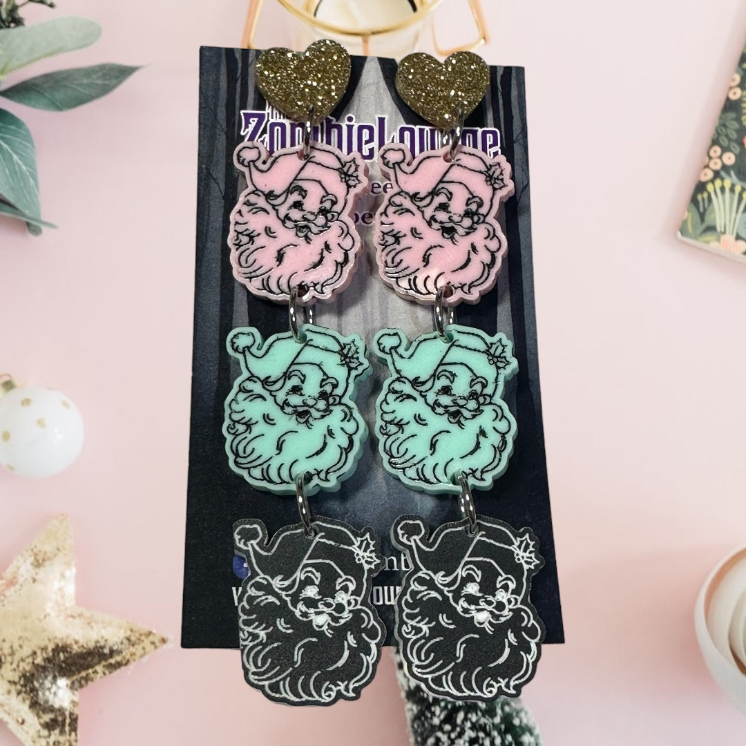 Pastel Christmas Earrings
