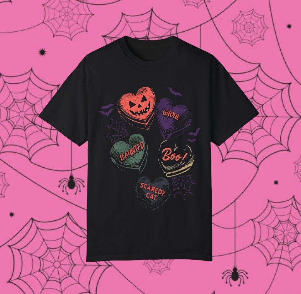 Spooky Candy Hearts shirt