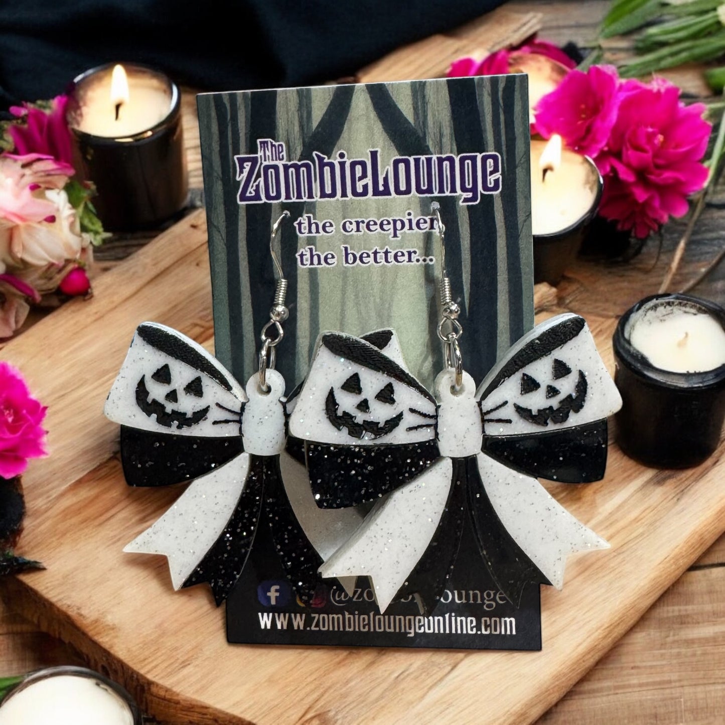 Valloween Bow Earrings