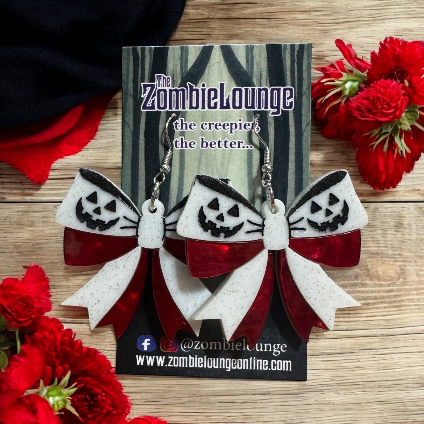 Valloween Bow Earrings