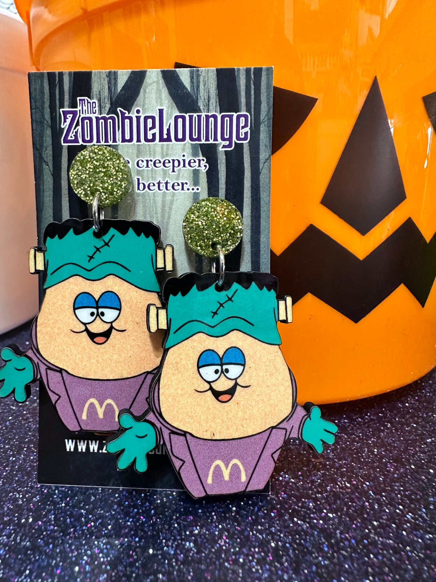 Halloween Nugget Earrings