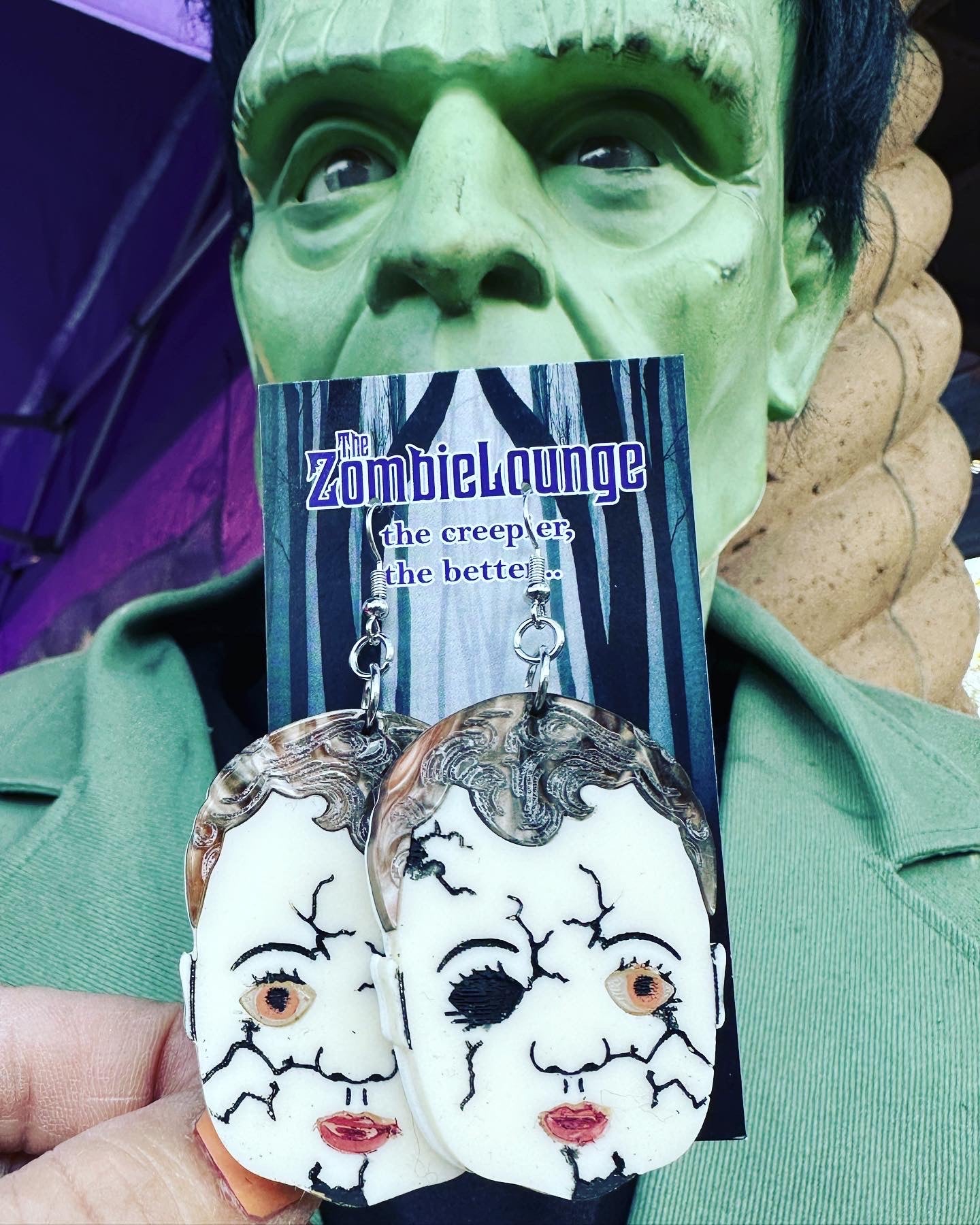 Creepy Doll Earrings