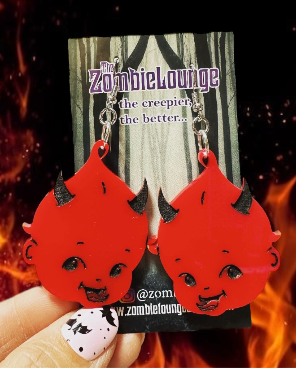 Kewpie Devil Earrings