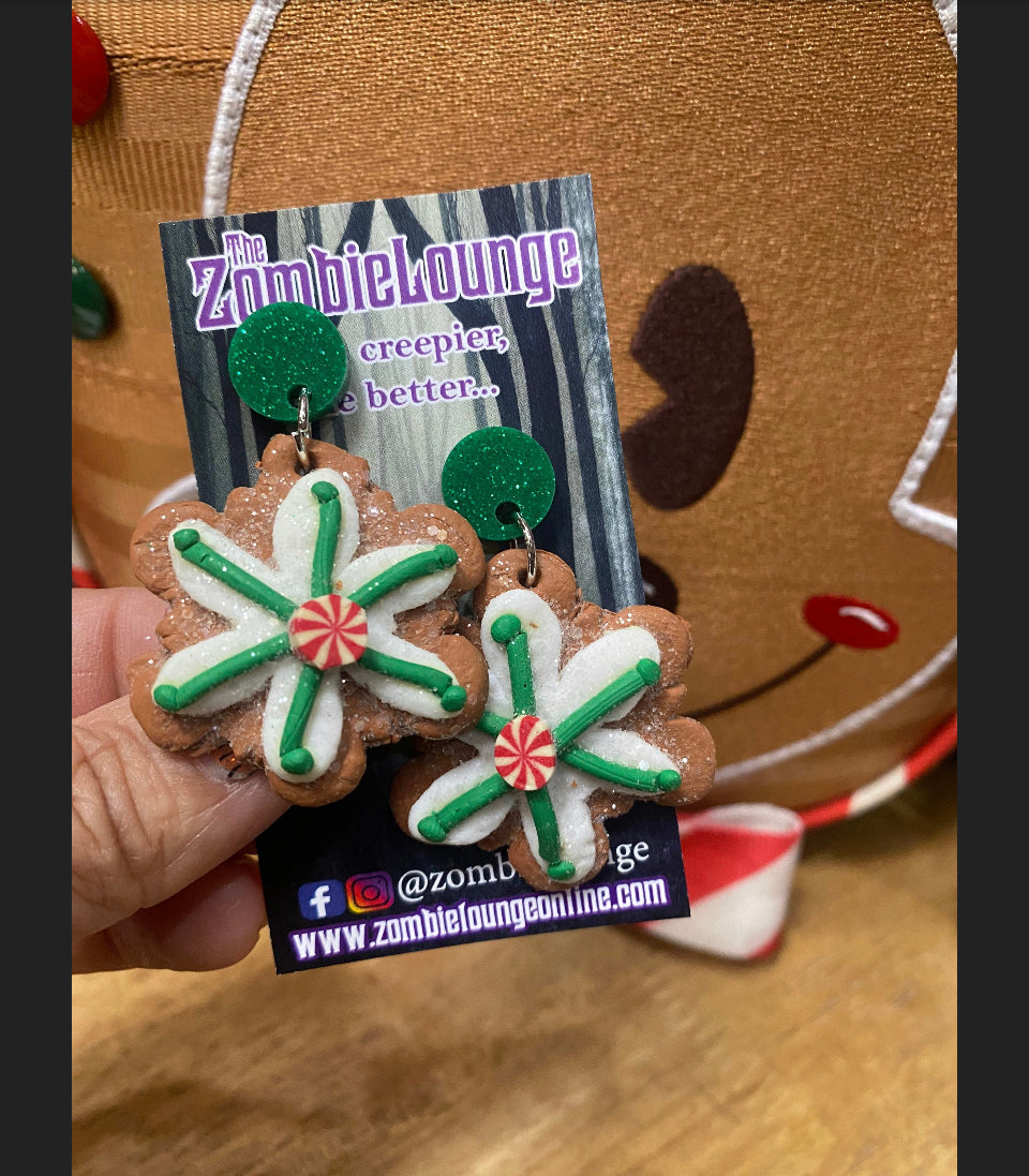 Christmas Frosted Cookie Earrings