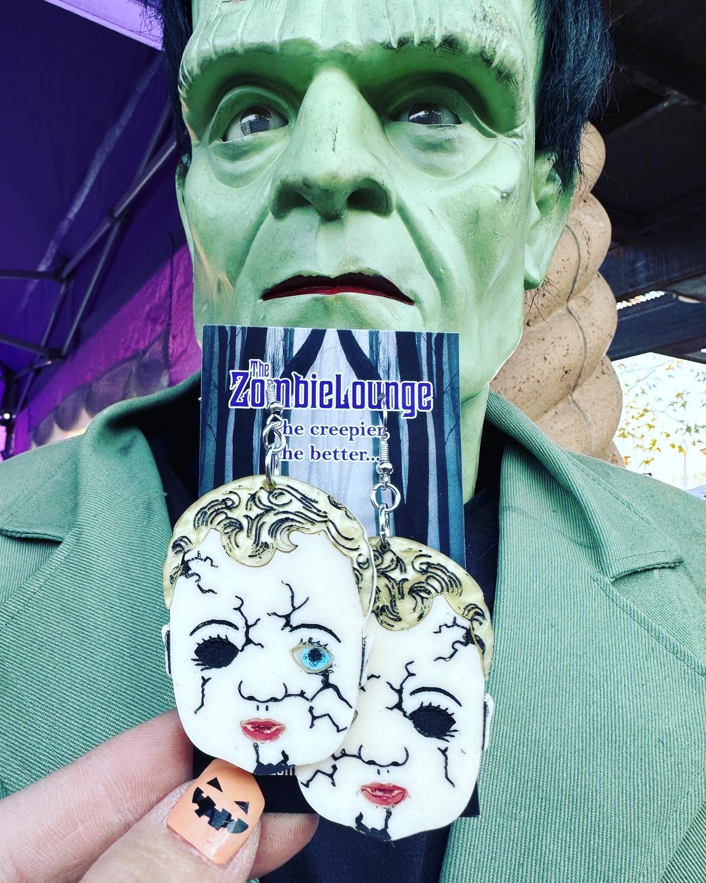 Creepy Doll Earrings