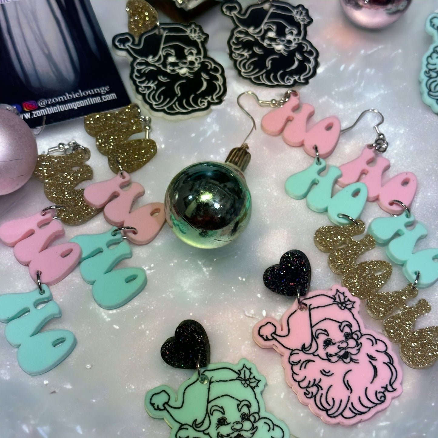 Pastel Christmas Earrings