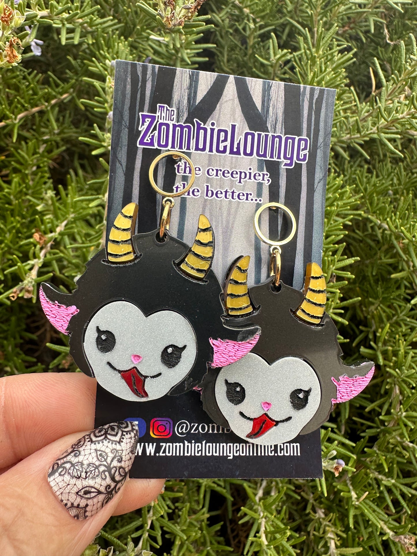 Krampus Earrings