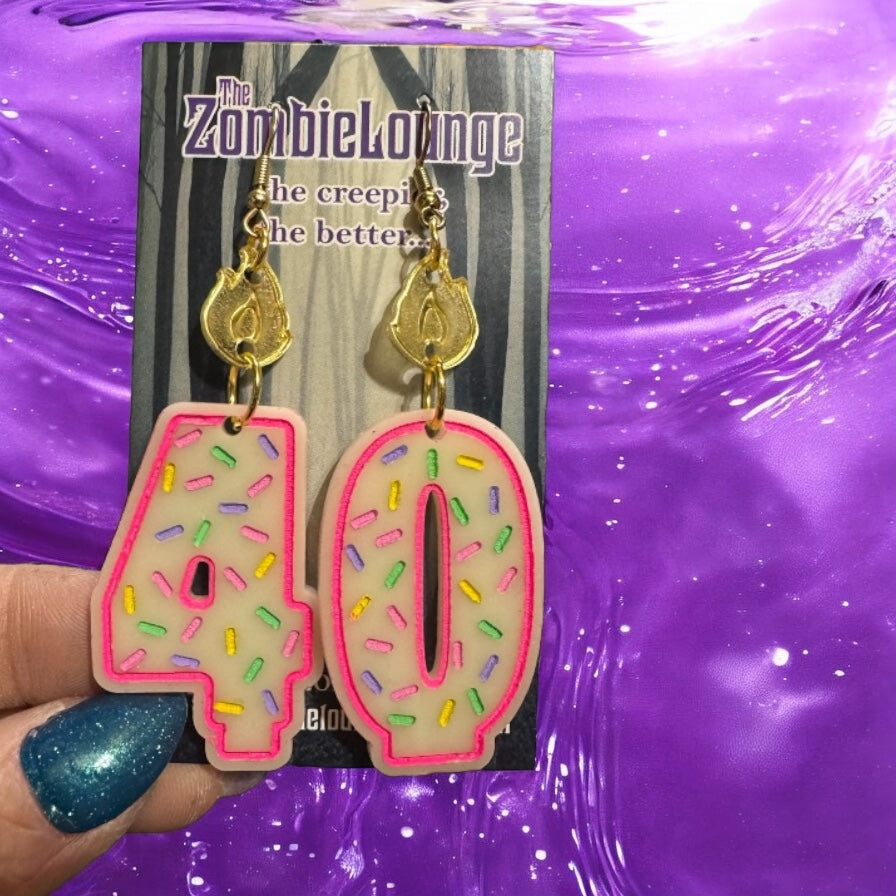Birthday Candle Earrings