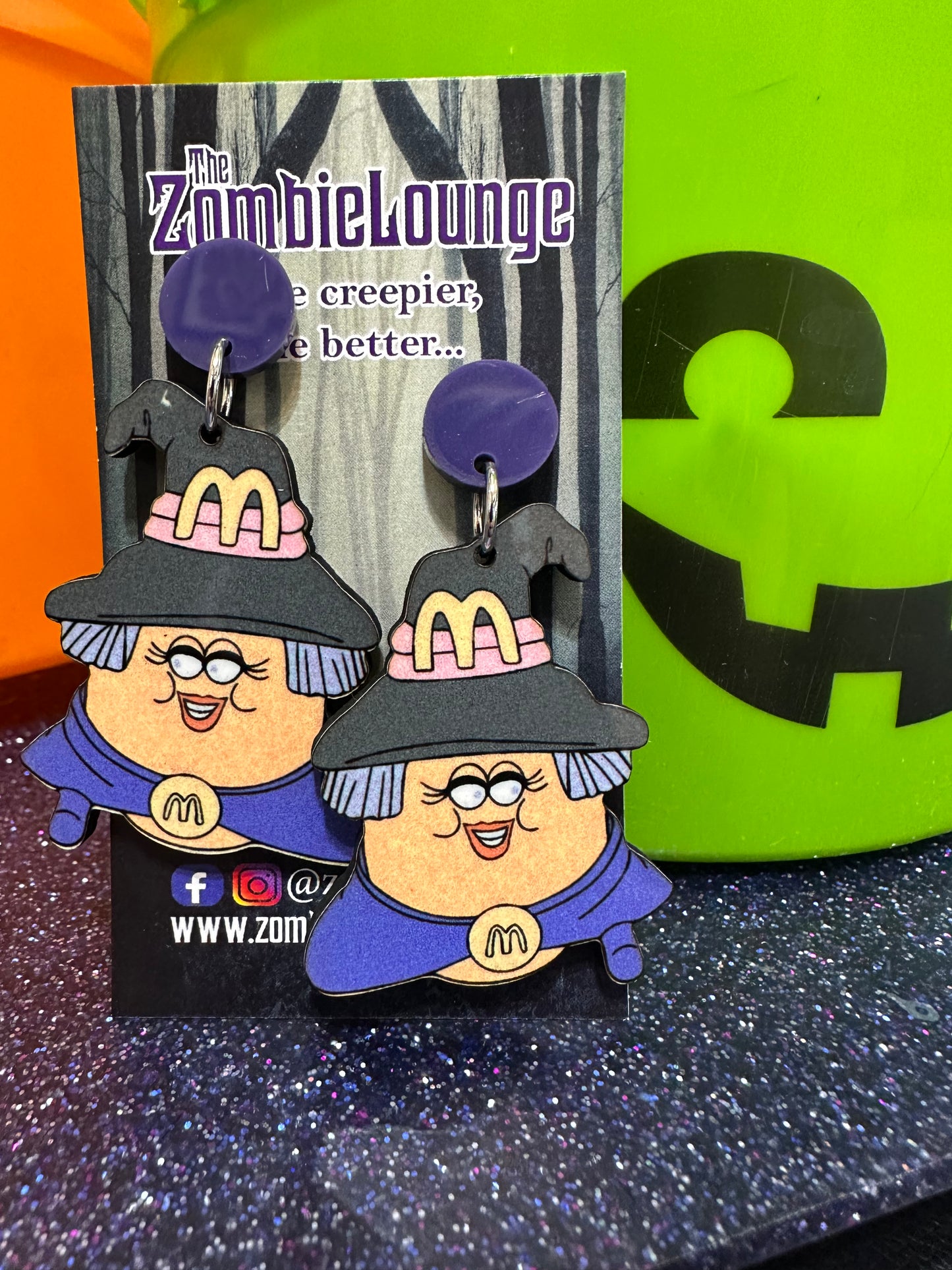 Halloween Nugget Earrings