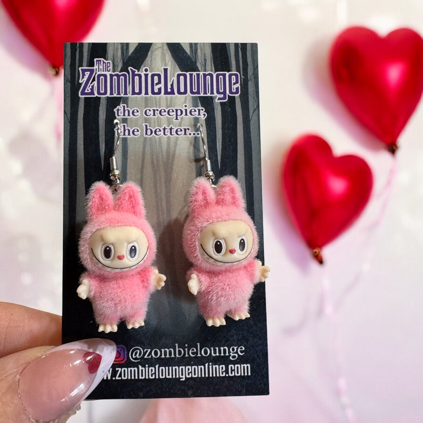 Fuzzy Monster Earrings