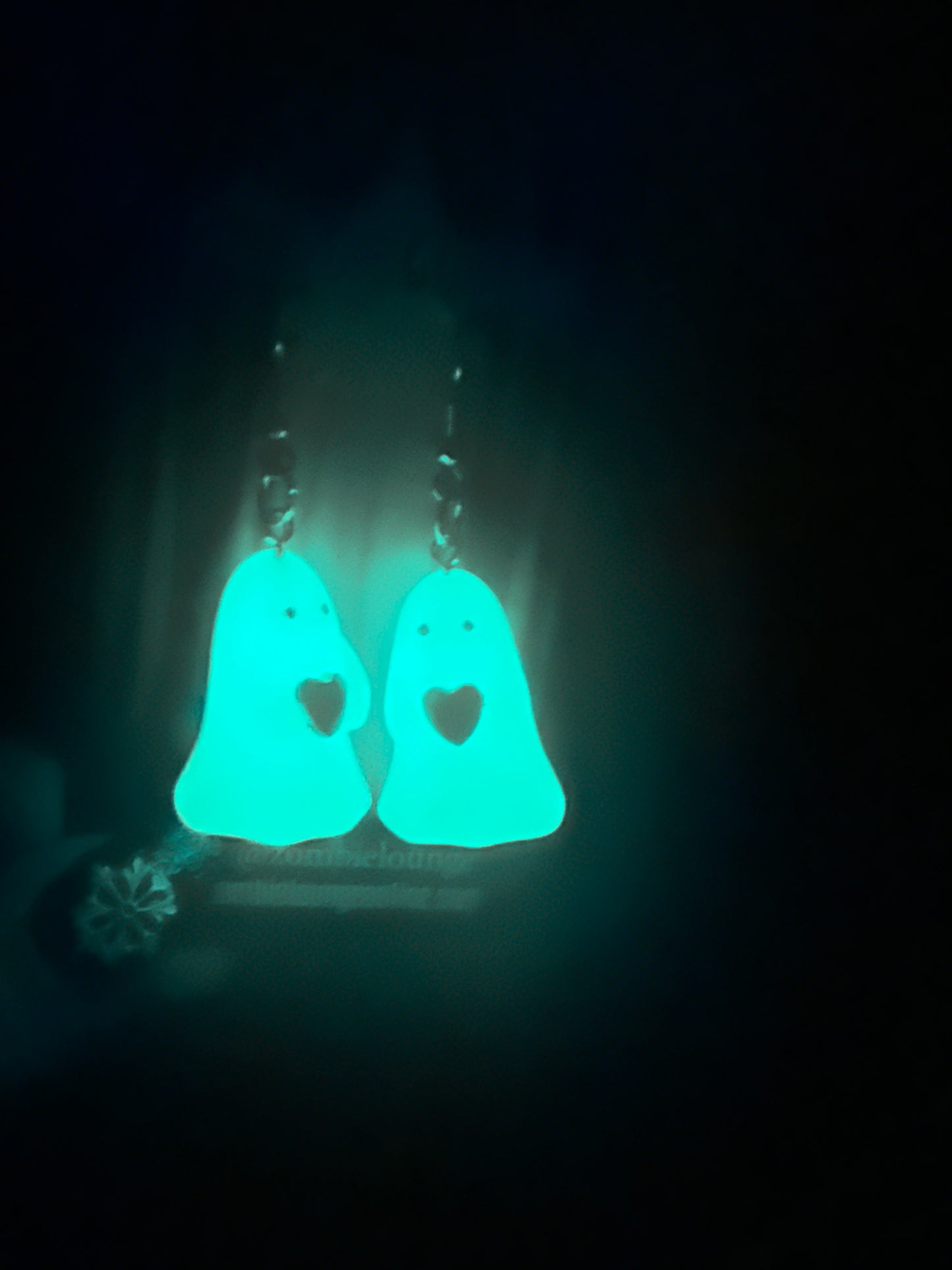 Valentines Ghost Earrings
