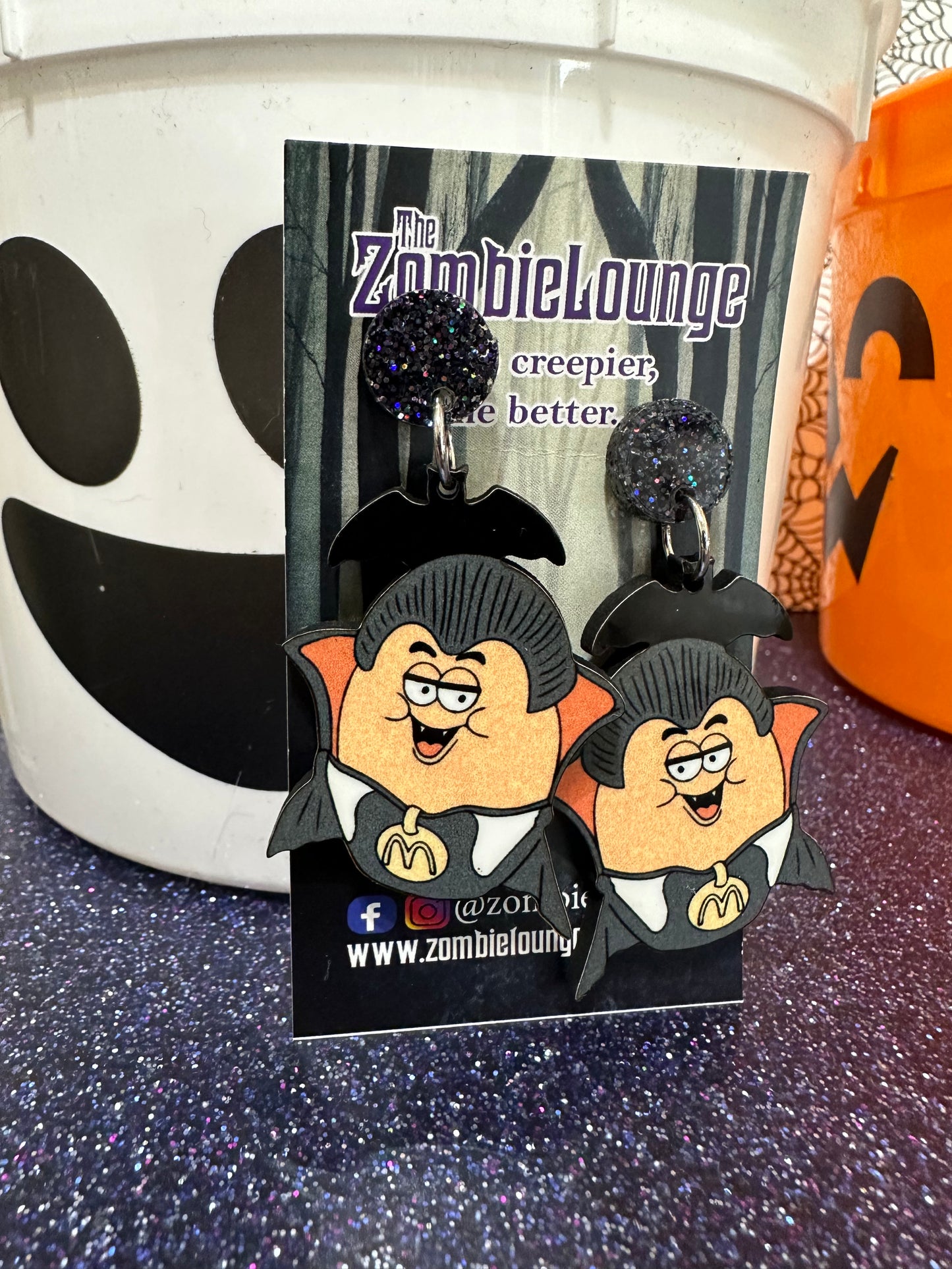 Halloween Nugget Earrings