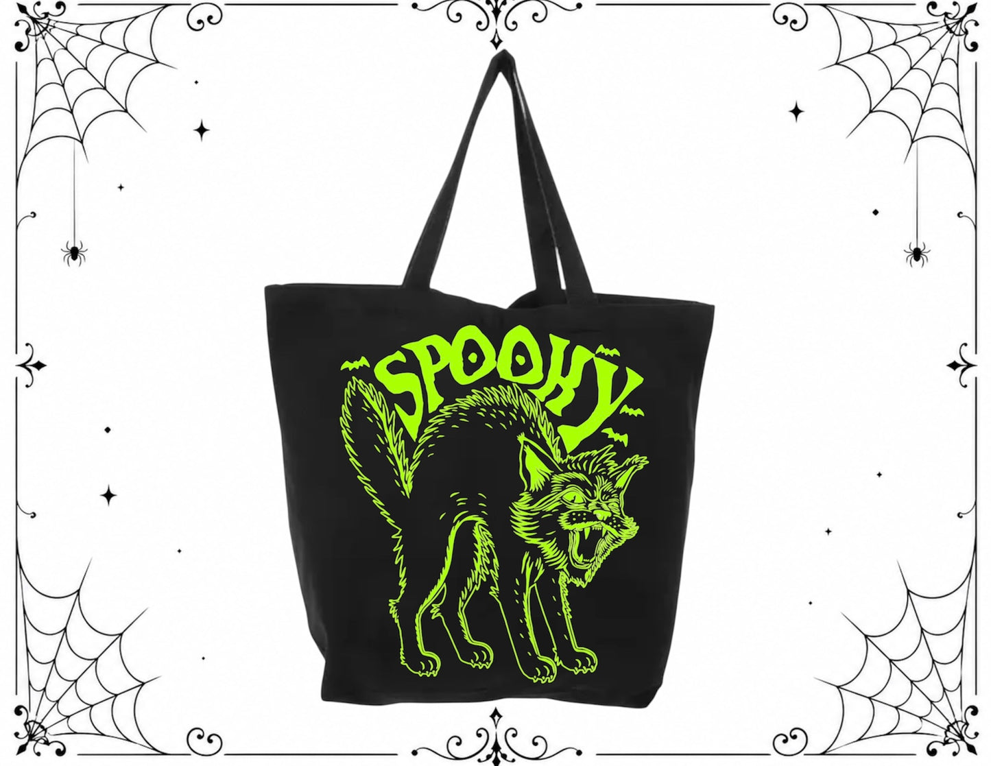 Spooky Cat Tote Bag