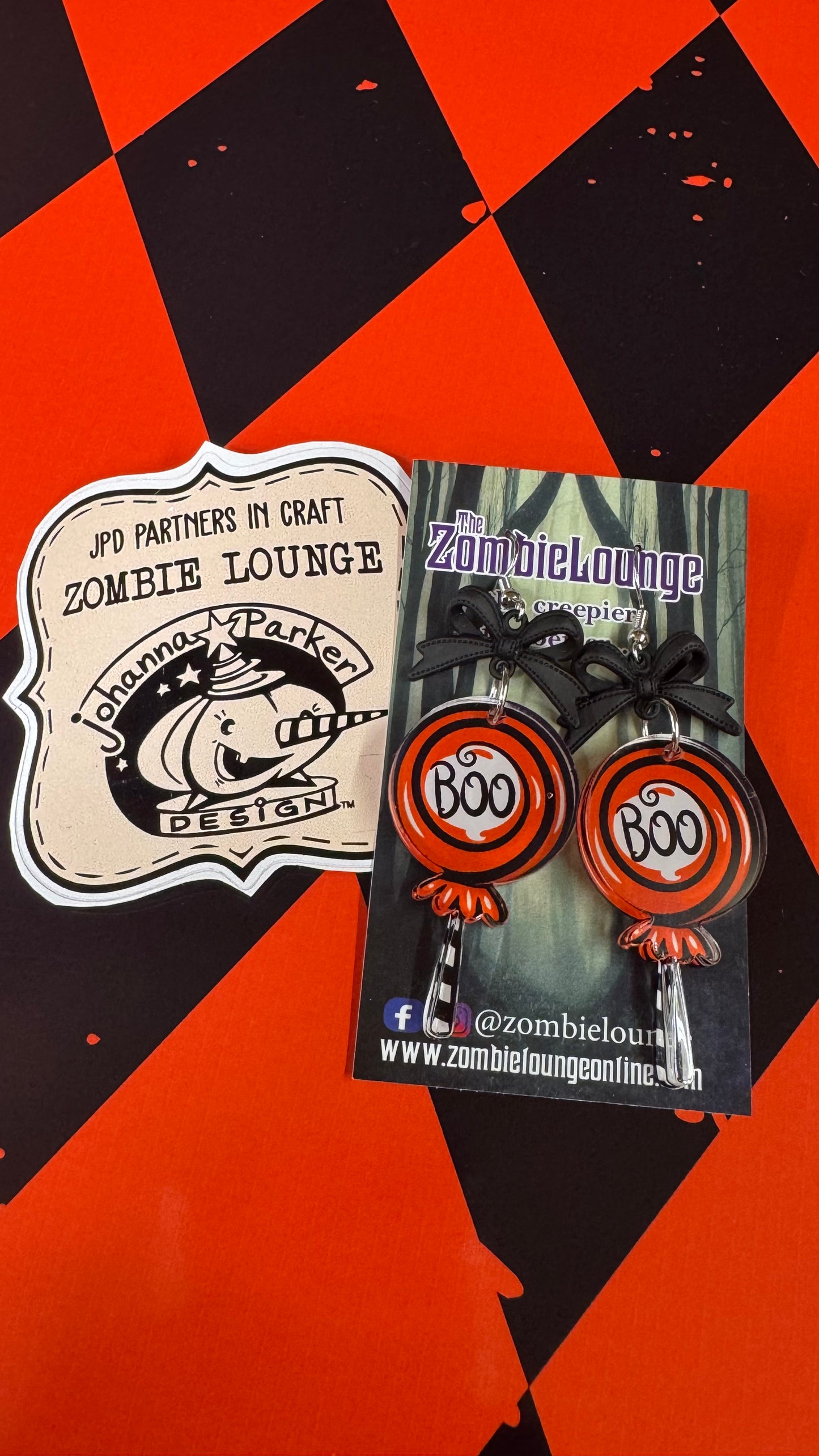 Johanna Parker Design Halloween Carnival Earrings