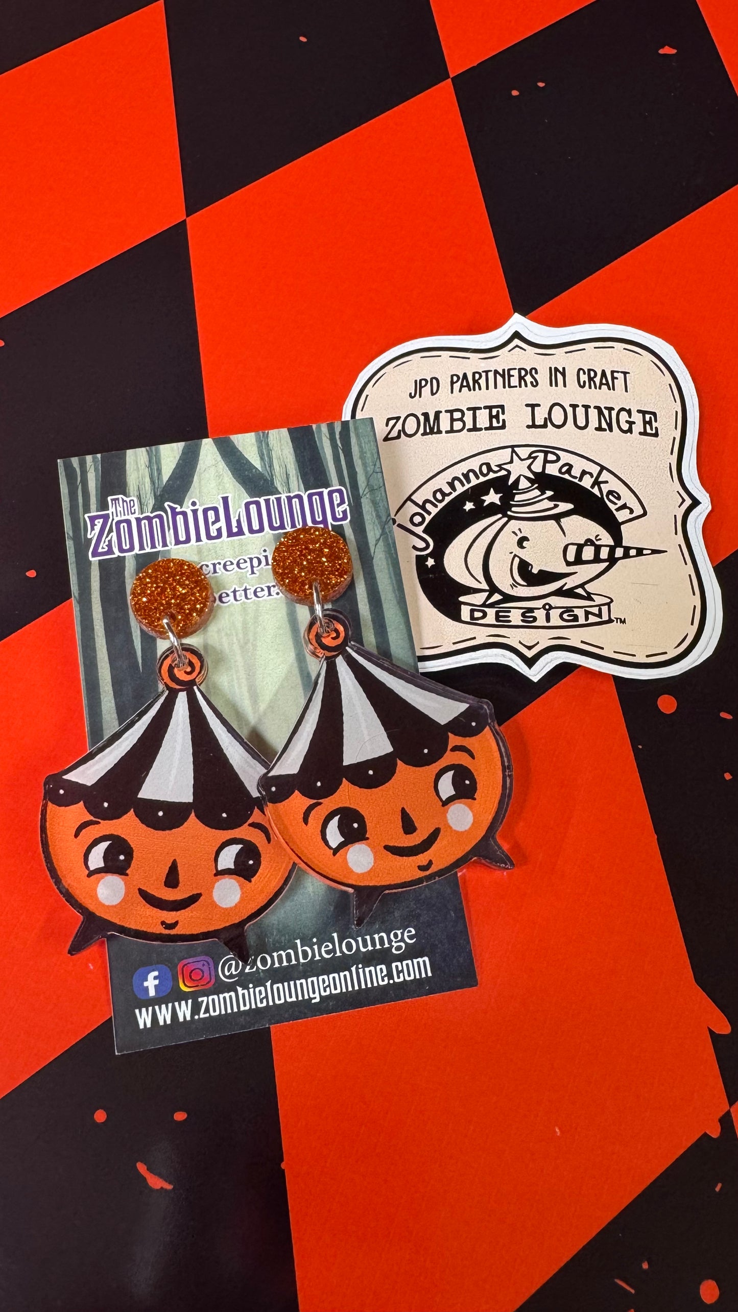 Johanna Parker Design Halloween Carnival Earrings