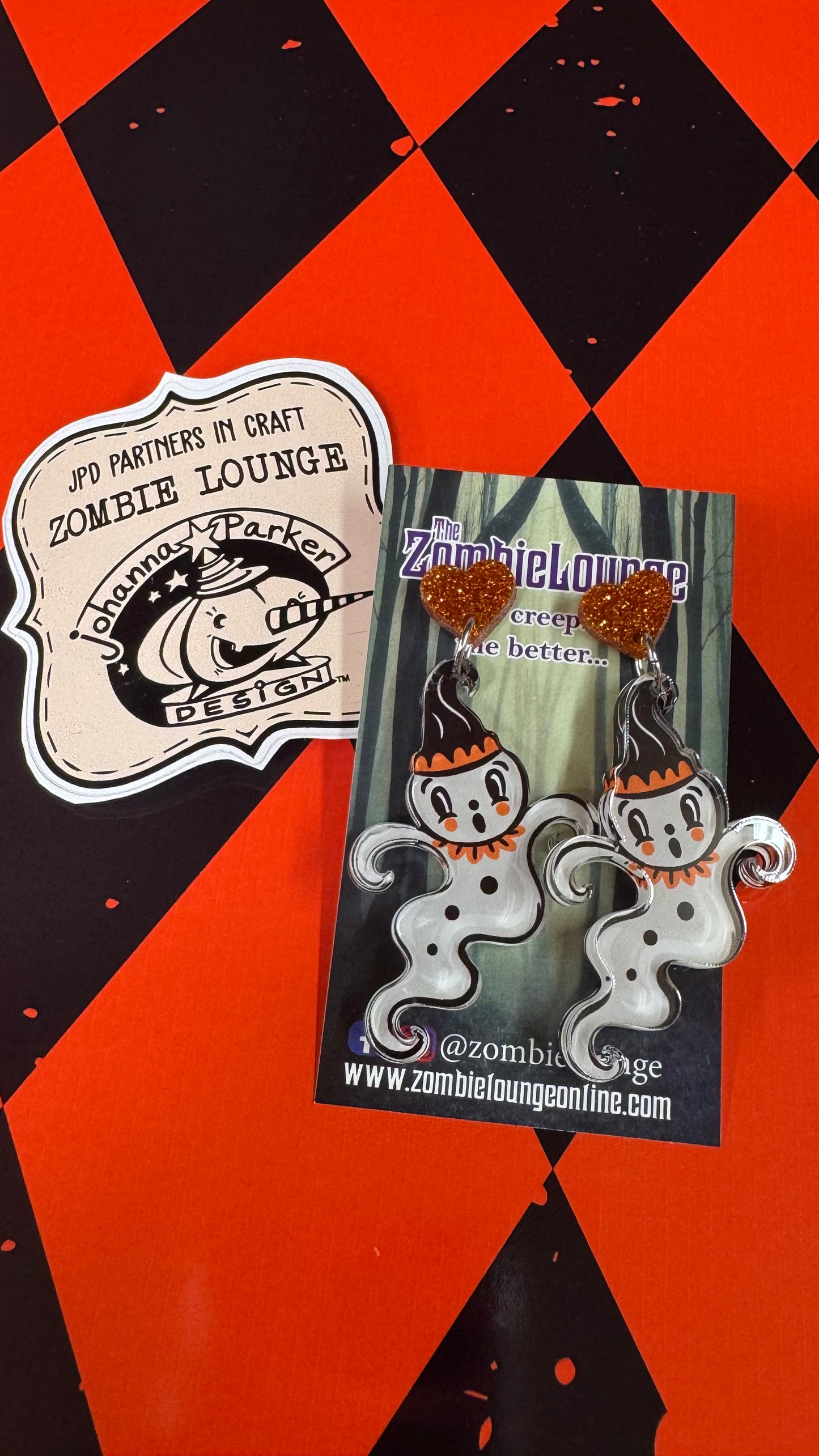 Johanna Parker Design Halloween Carnival Earrings