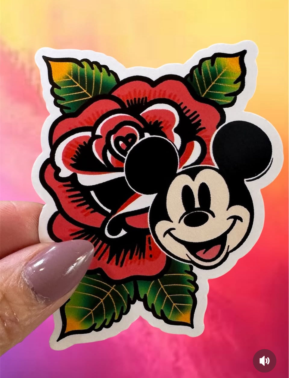 Tattoo Mouse Sticker