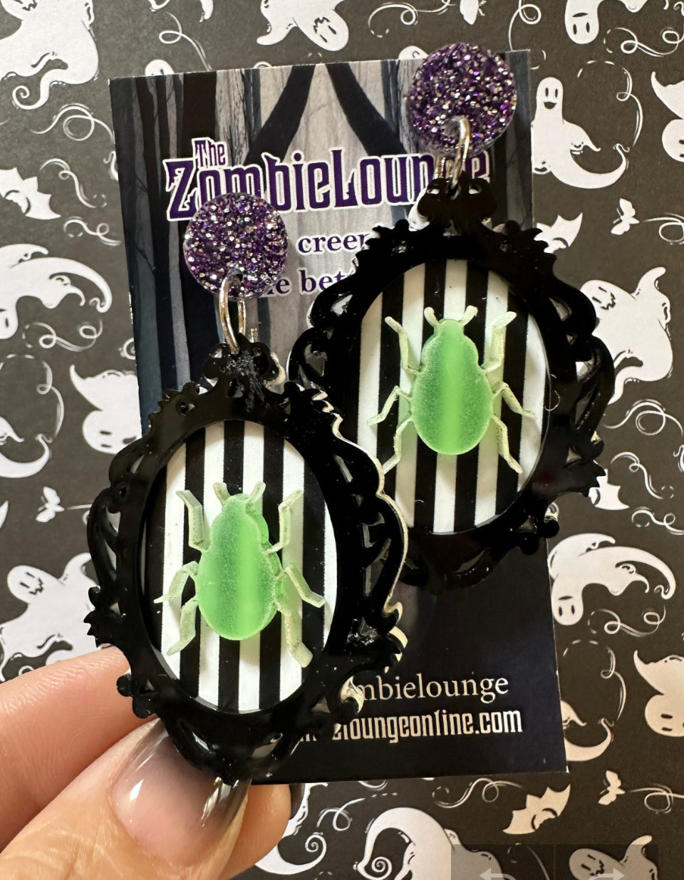 Beetle Frame Earrings