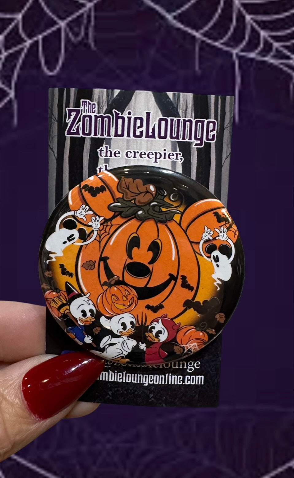 Trick or Treat on Main Street Button