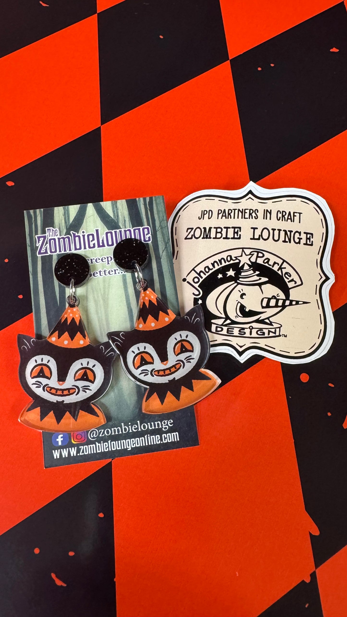 Johanna Parker Design Halloween Carnival Earrings
