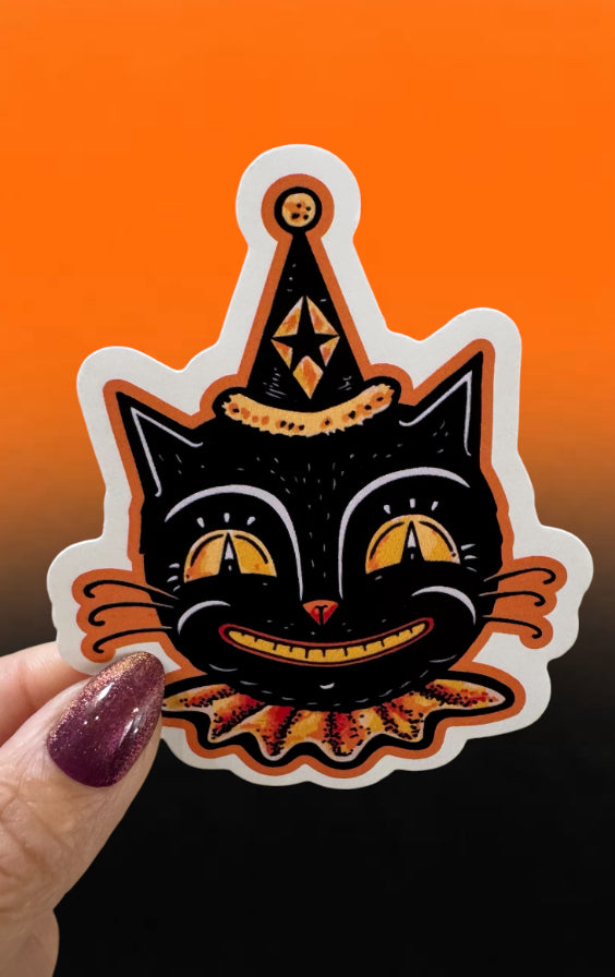 Johanna Parker Design Party Cat Sticker
