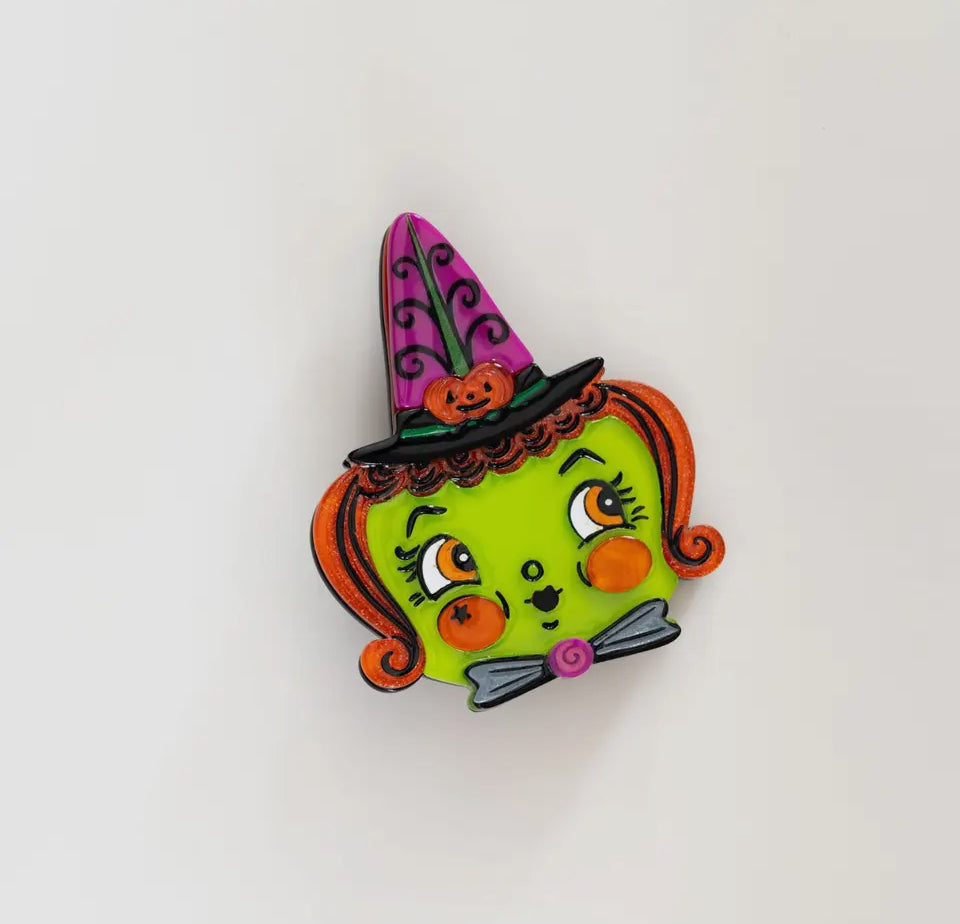 Hagatha Witch Brooch