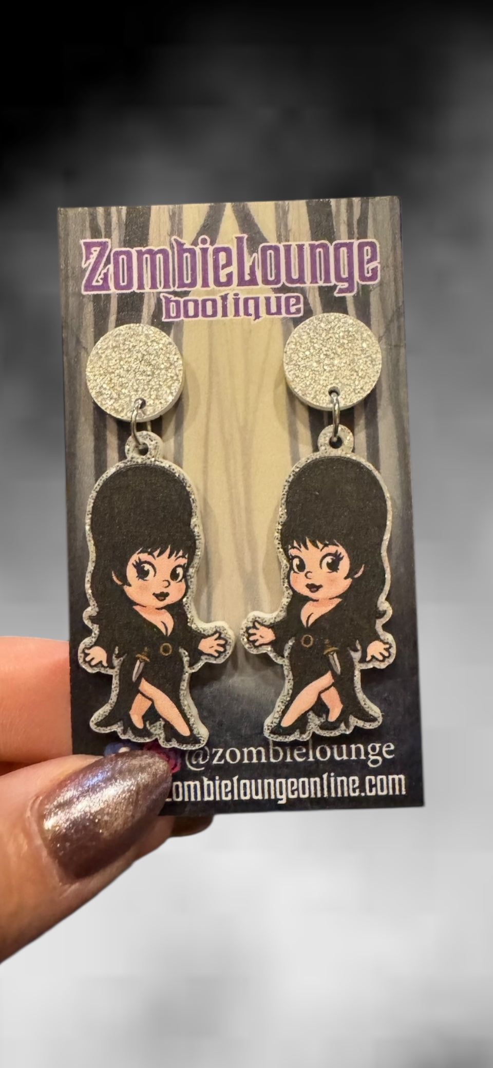 Dark Mistress Spooky Kids Earrings