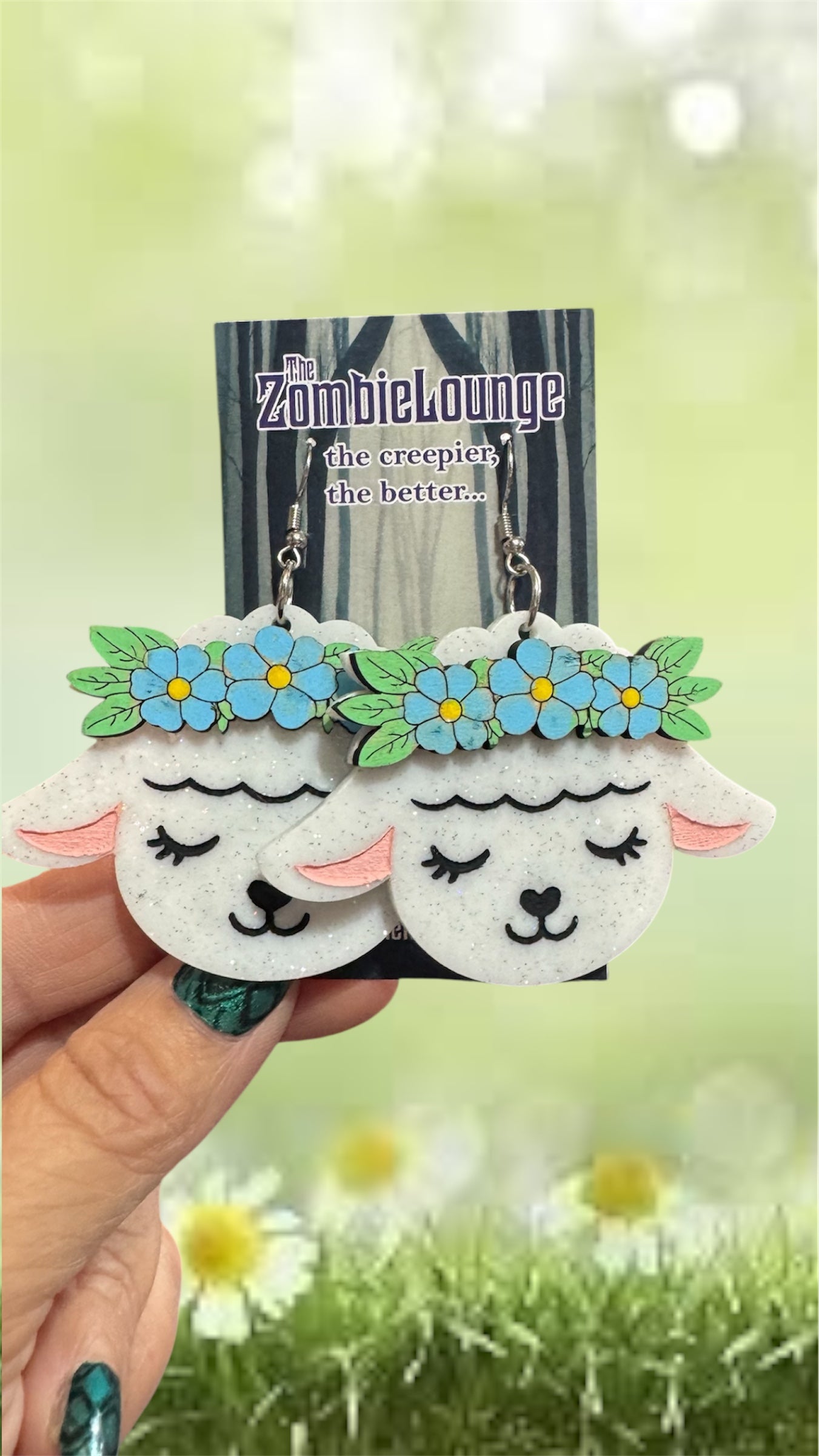 Pastel Lamb Earrings
