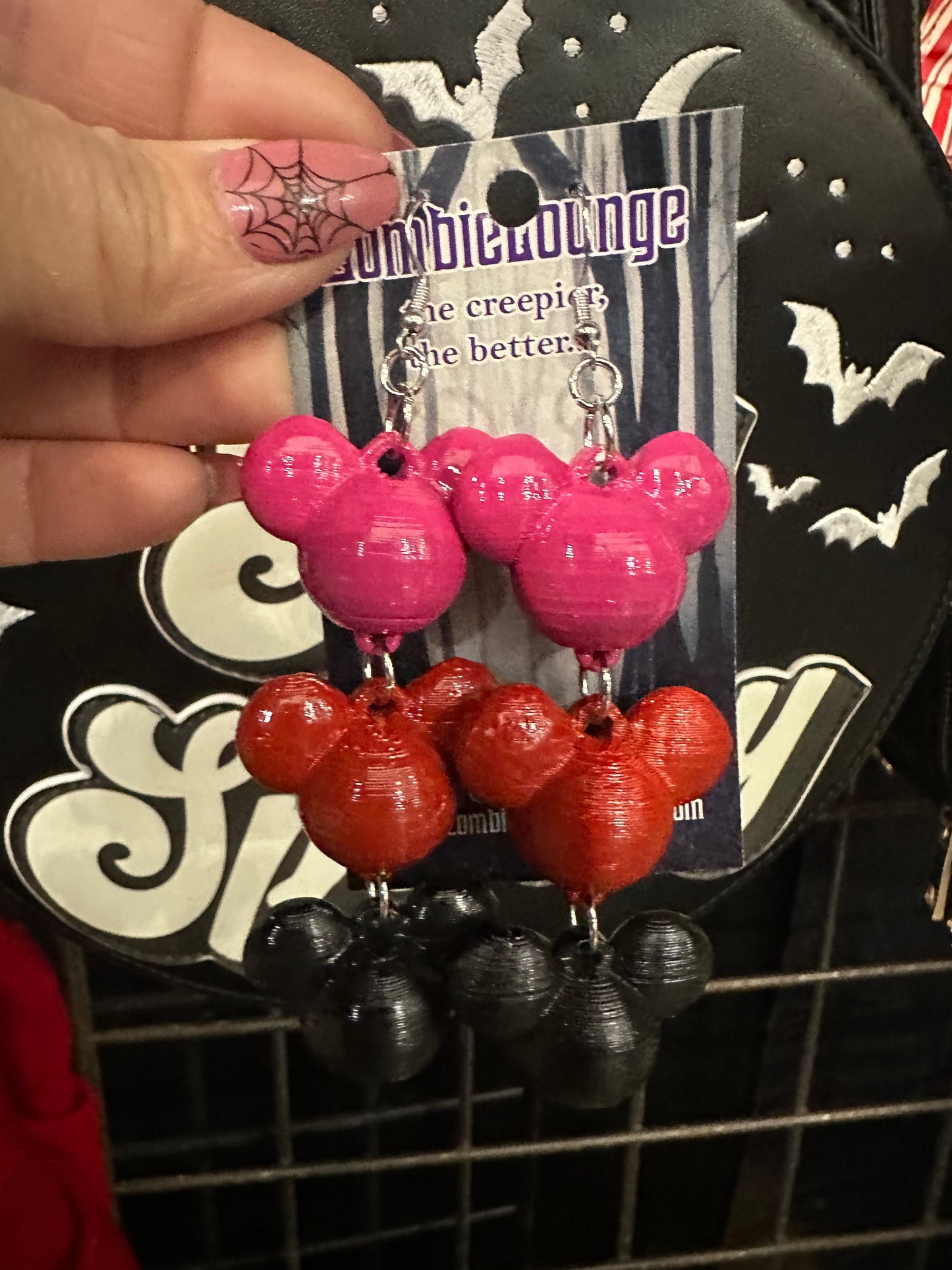 Bubble Mouse Earrings