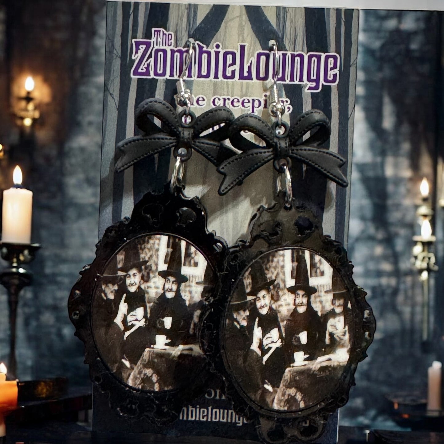 Antique Frame Witch Earrings