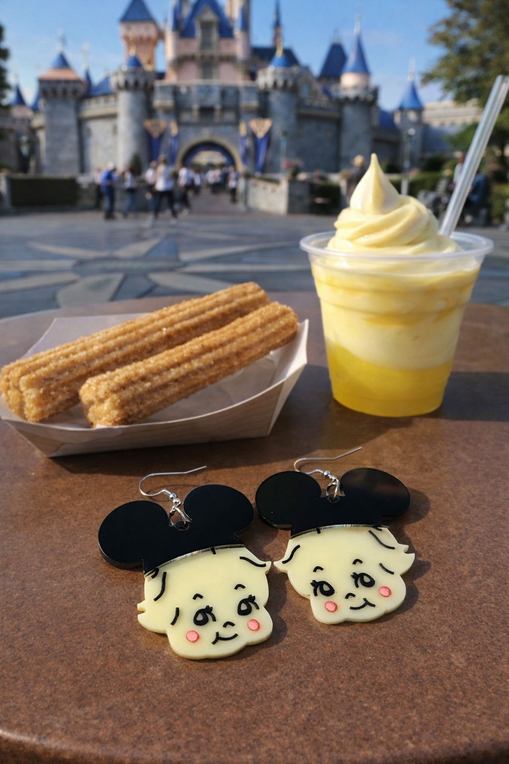 Kewpie Mouse Ears Earrings
