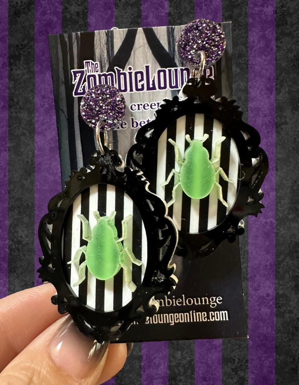 Beetle Frame Earrings