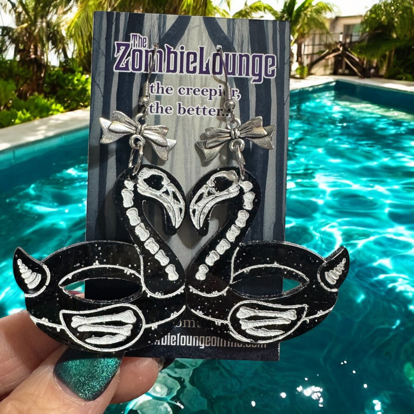 Flamingo Pool Earrings