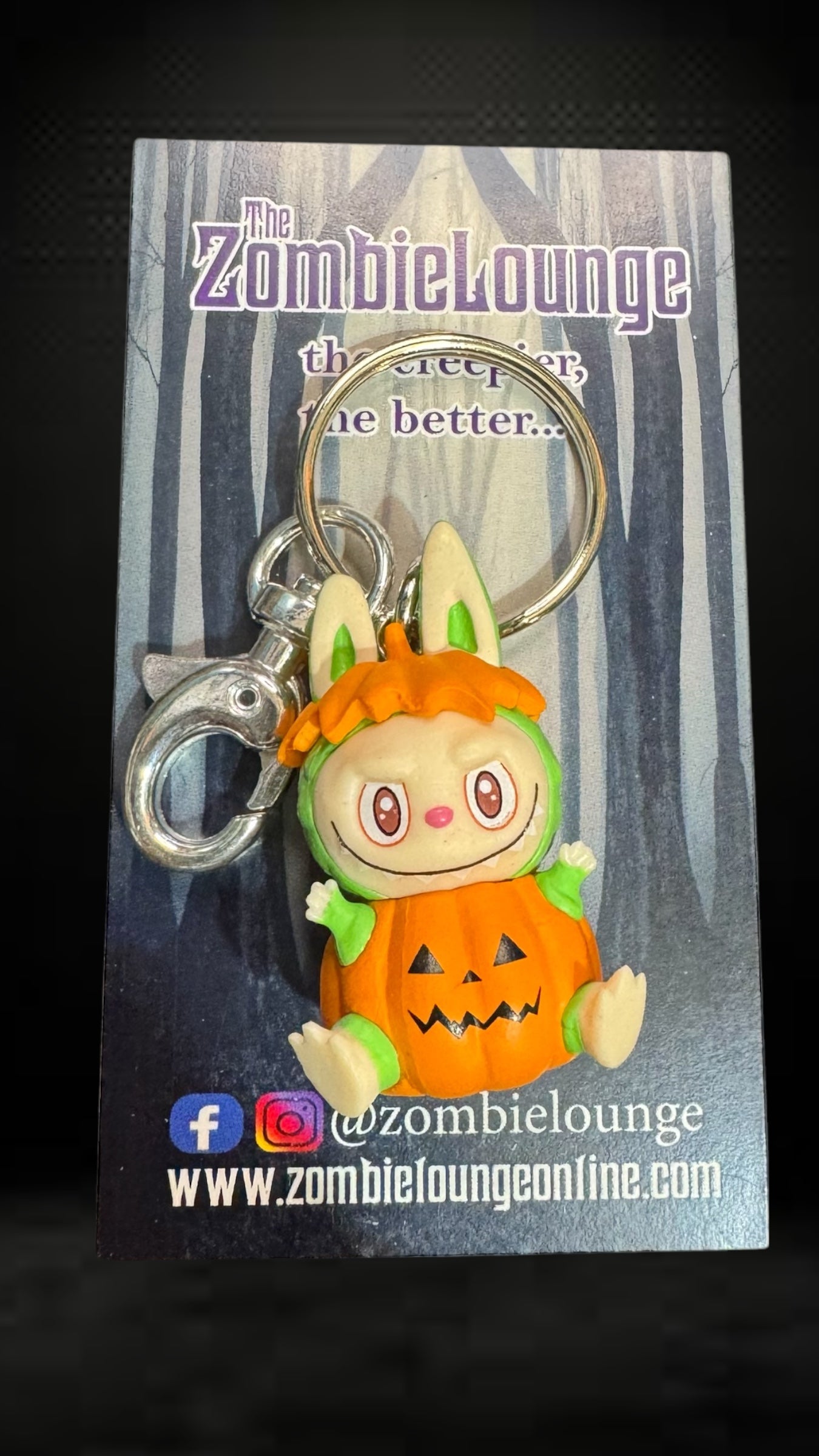 Halloween Monster Earrings or Keychain/bag charms