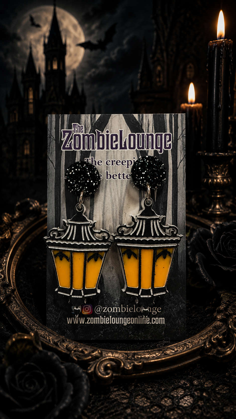 Gothic Lantern Earrings