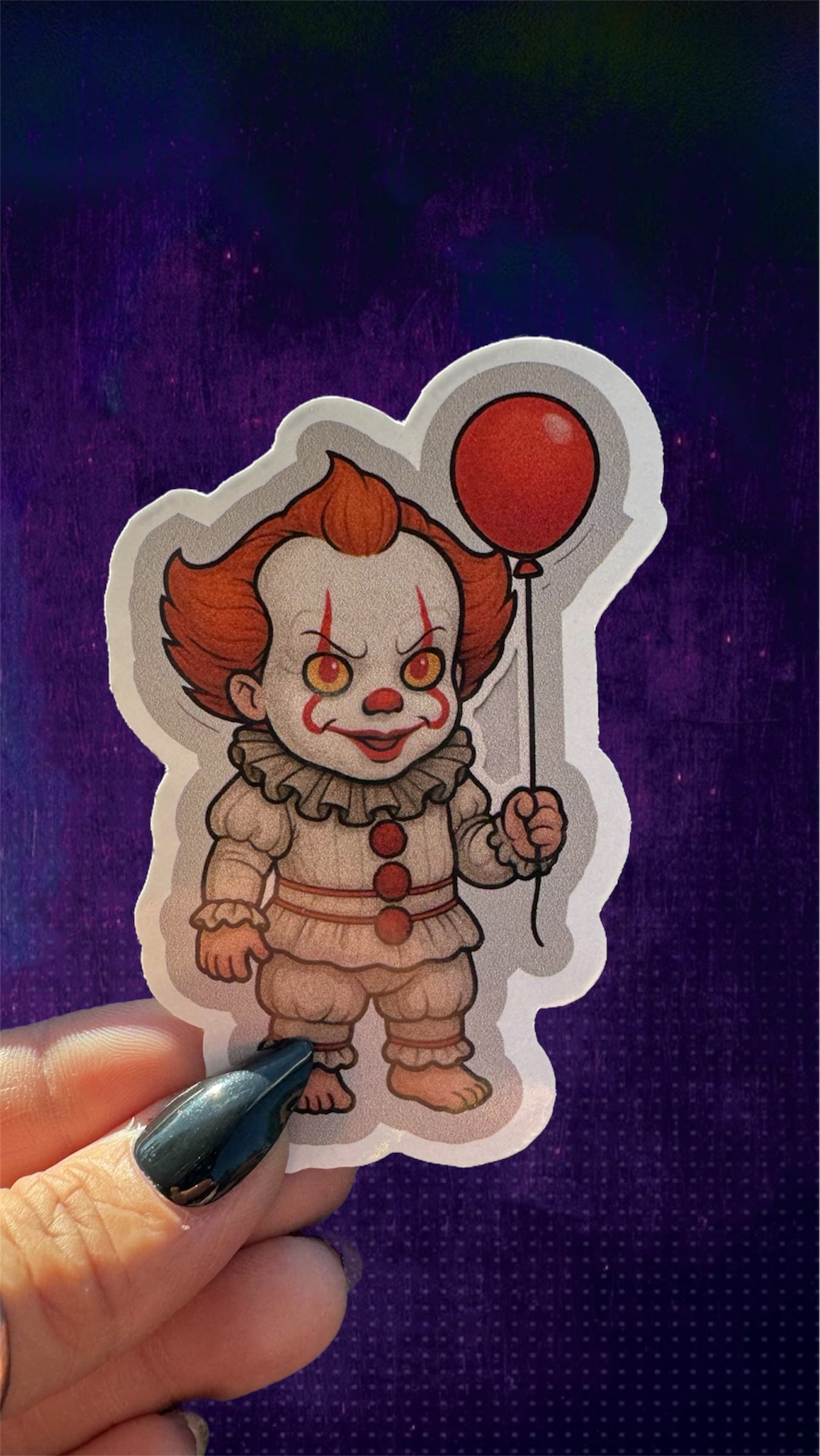 Pennywise Spooky Kid Sticker