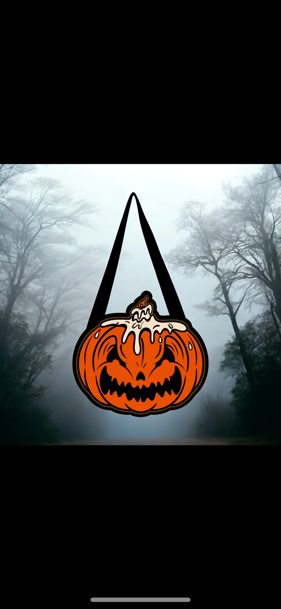 Halloween Pumpkin Oversized Tote