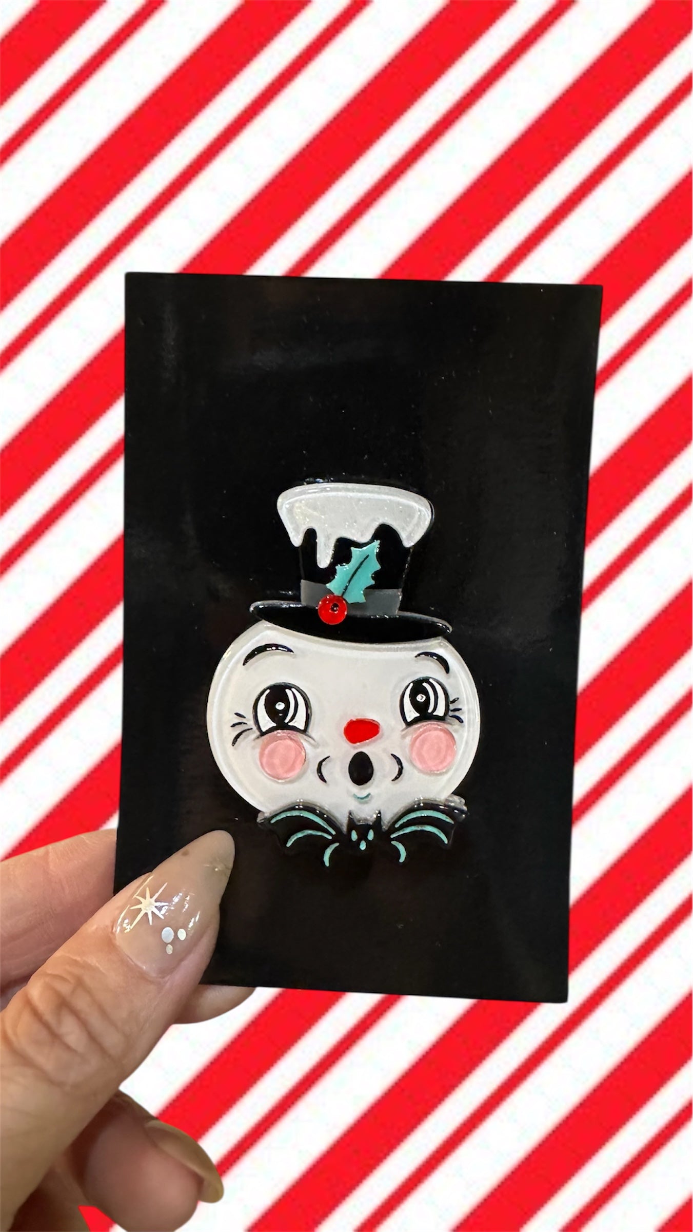 Spooky Frosty Brooch