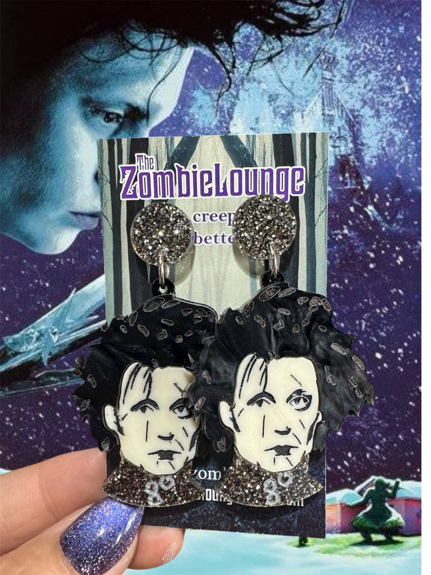 Edward ScissorHands Earrings