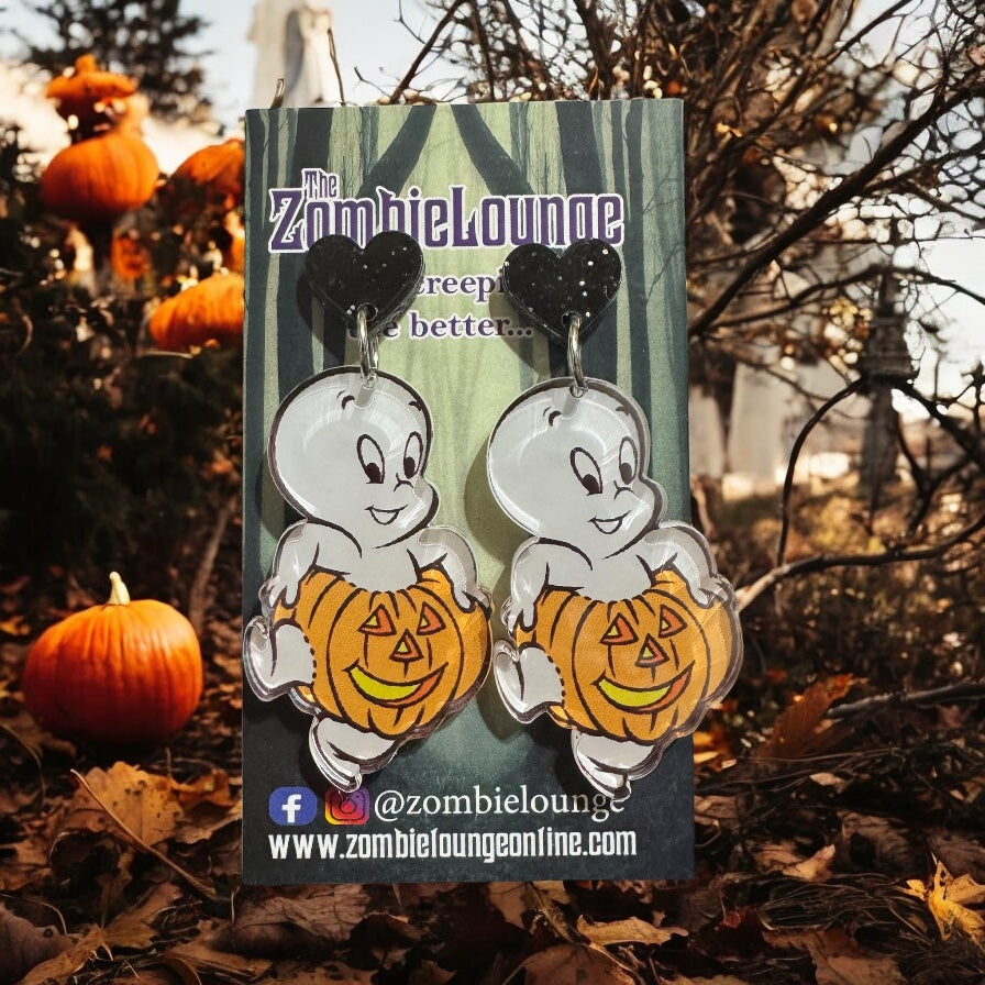Casper Pumpkin Earrings
