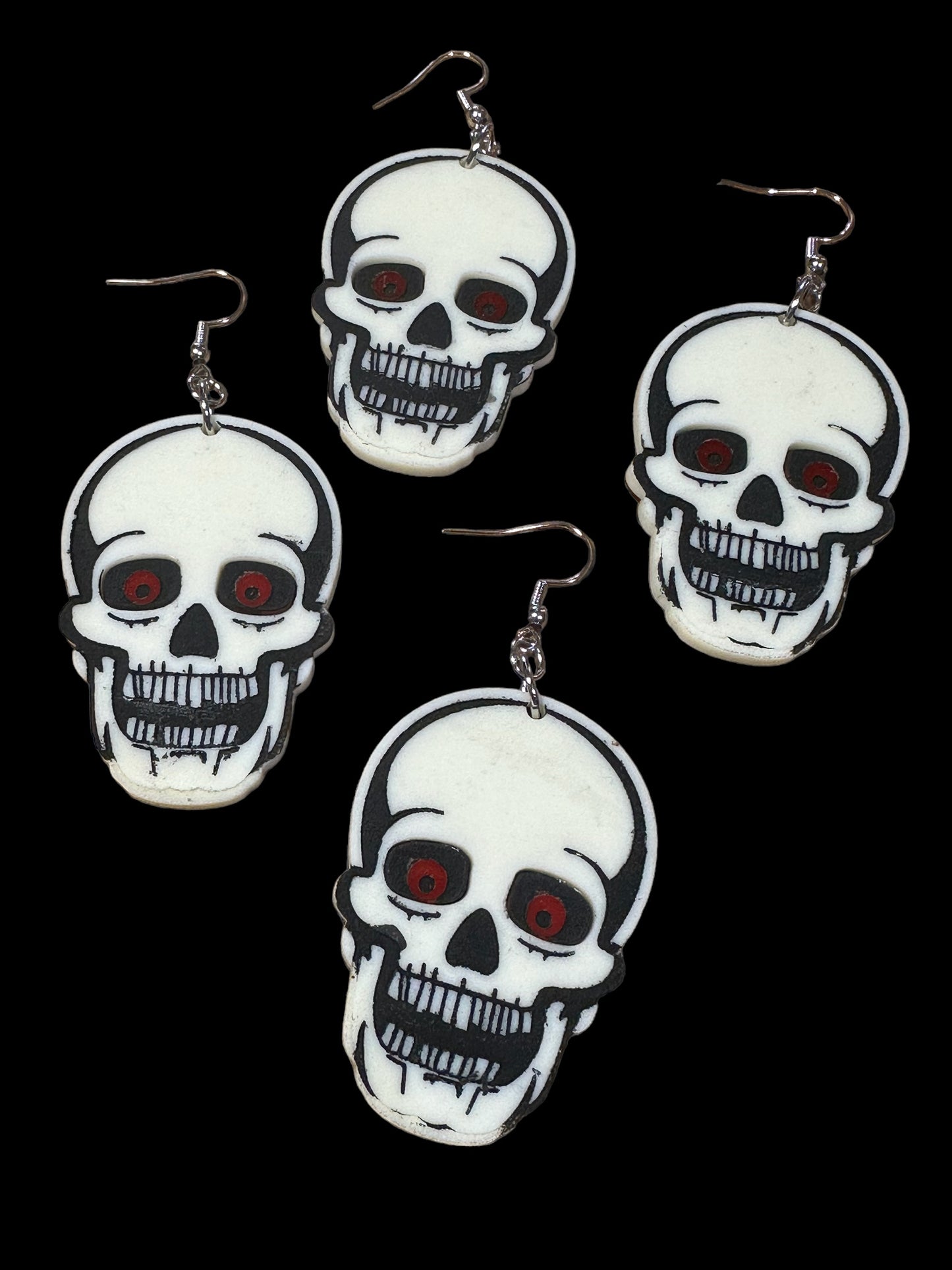 Vintage Style Skull Earrings