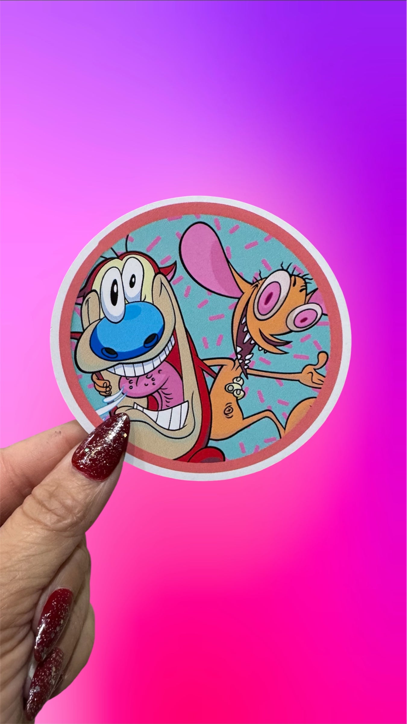 Retro 90’s Cartoon Sticker